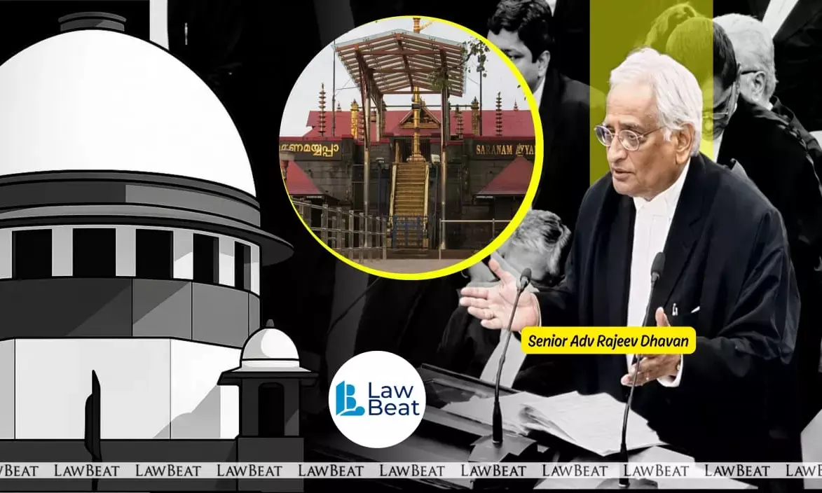 Senior Advocate Rajeev Dhavan arguing before the Supreme Court 9-judge bench in the Sabarimala reference case. Senior Advocate Rajeev Dhavan arguing before the Supreme Court 9-judge bench in the Sabarimala reference case.