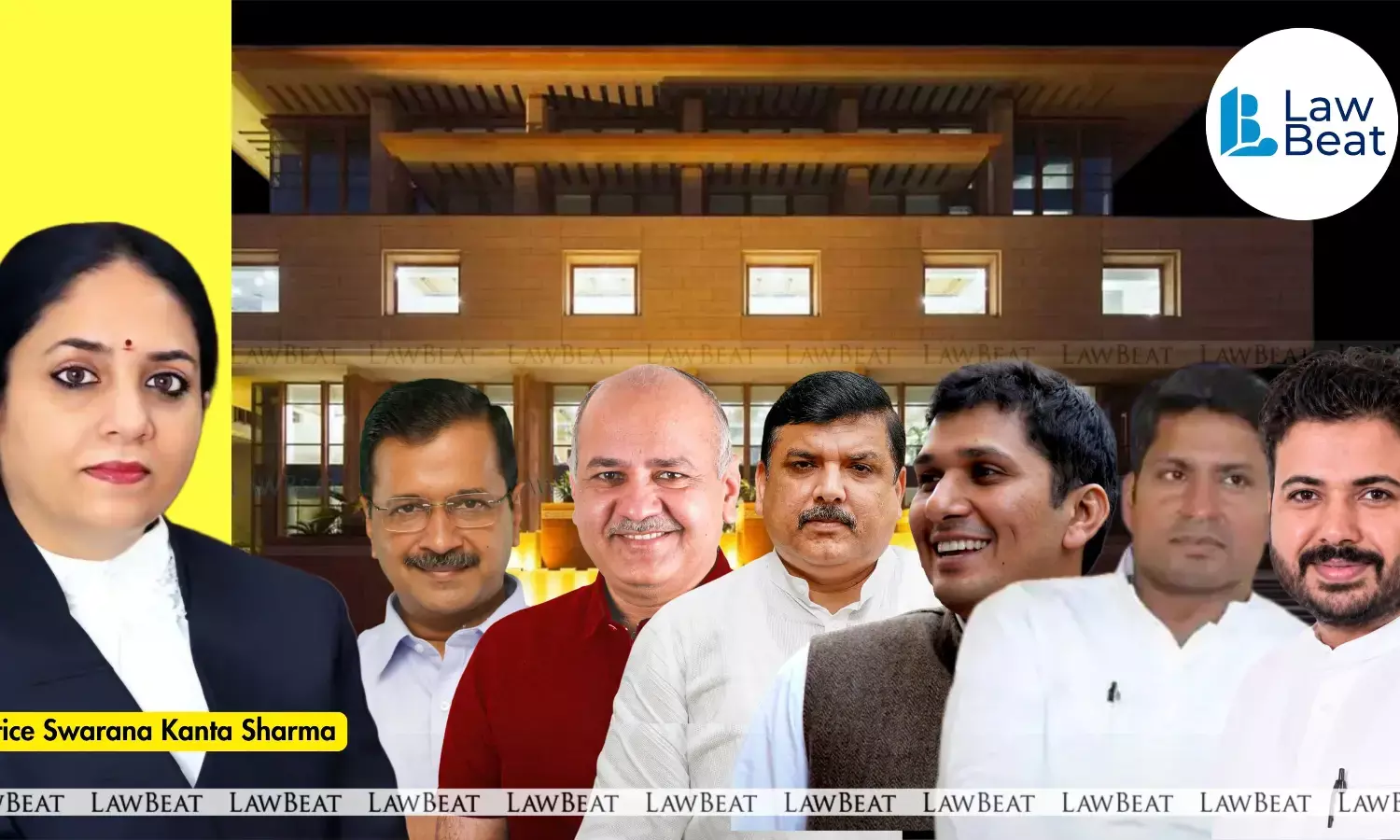 Justice Swarana Kanta Sharma during Delhi High Court contempt proceedings against Arvind Kejriwal and AAP leaders
