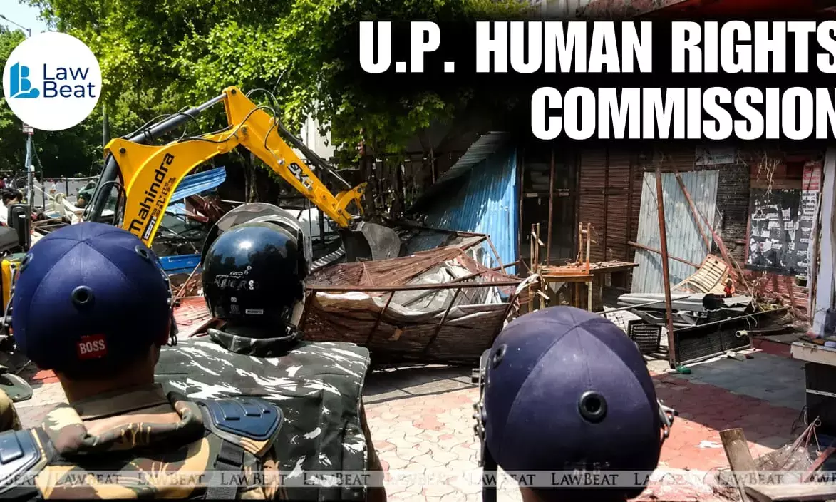 Lawyers protest against demolition of advocates’ chambers in Lucknow as complaint reaches UP Human Rights Commission