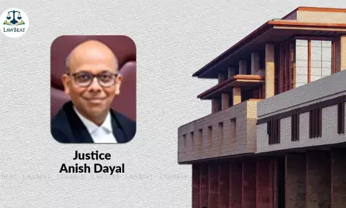 Justice Anish Dayal of the Delhi High Court with the court building in the background, relating to a judgment on insurance benefits under the Chief Minister Advocates Welfare Scheme. Justice Anish Dayal of the Delhi High Court with the court building in the background, relating to a judgment on insurance benefits under the Chief Minister Advocates Welfare Scheme.