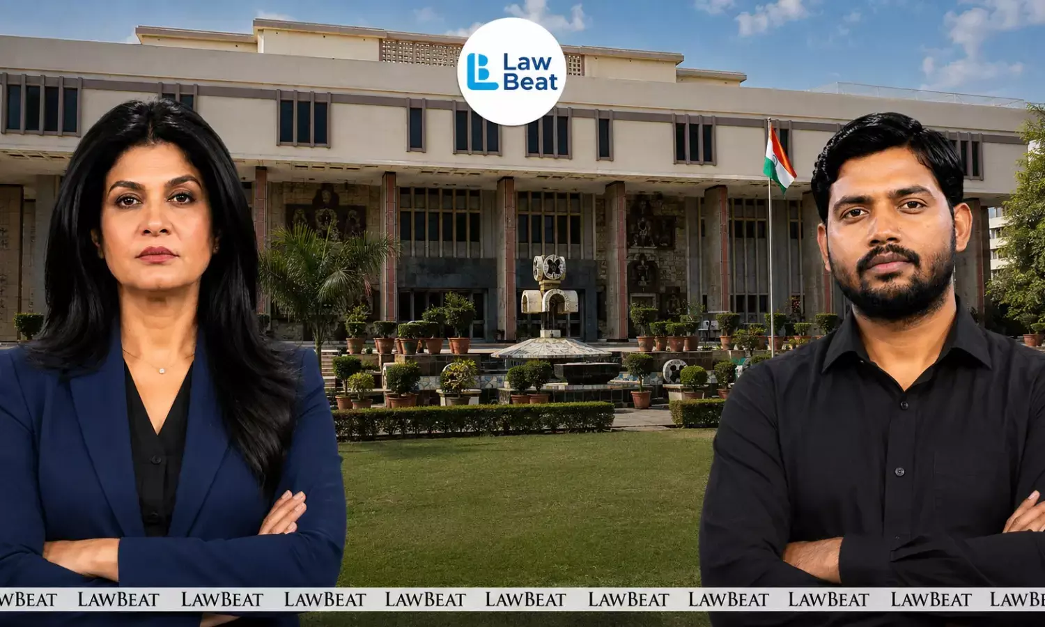 Journalist Anjana Om Kashyap and educator Khan Sir in connection with the Delhi High Court hearing on the ₹2 crore defamation suit and interim relief plea. Journalist Anjana Om Kashyap and educator Khan Sir in connection with the Delhi High Court hearing on the ₹2 crore defamation suit and interim relief plea.
