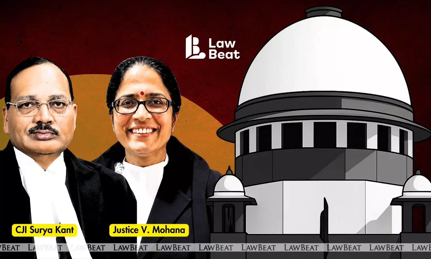 CJI Surya Kant and Justice V Mohana hearing a matter concerning repeated recusals by Punjab and Haryana High Court judges in a former judicial officers dismissal case.