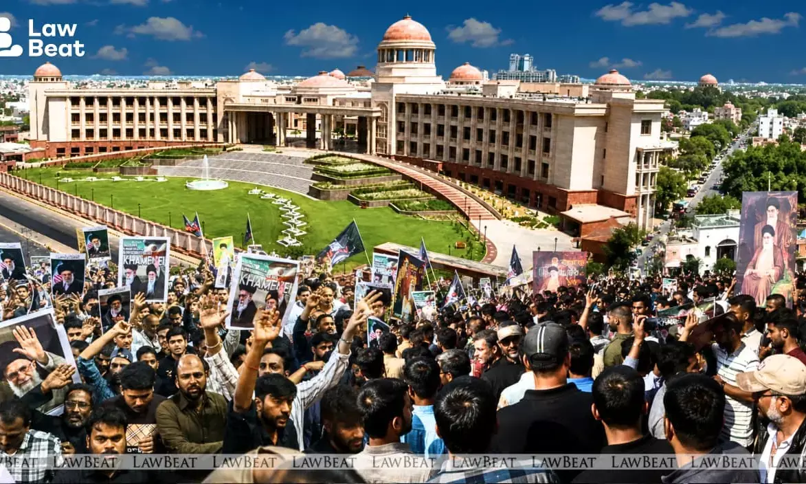Allahabad High Court hears a PIL challenging Uttar Pradesh Police action over the display of Ayatollah Seyyed Ali Khameneis portraits on private property. Allahabad High Court hears a PIL challenging Uttar Pradesh Police action over the display of Ayatollah Seyyed Ali Khameneis portraits on private property.