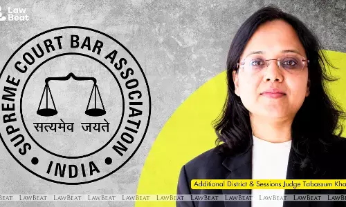 Supreme Court Bar Association issued a statement condemning threats against Madhya Pradesh Additional District and Sessions Judge Tabassum Khan and called for protection of judicial independence. Supreme Court Bar Association issued a statement condemning threats against Madhya Pradesh Additional District and Sessions Judge Tabassum Khan and called for protection of judicial independence.