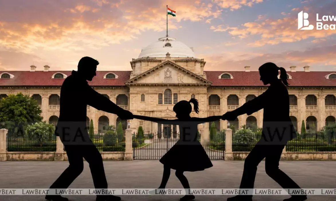 Allahabad High Court orders interim custody of a five-year-old girl to her father after finding the child appeared to have been heavily tutored. Allahabad High Court orders interim custody of a five-year-old girl to her father after finding the child appeared to have been heavily tutored.