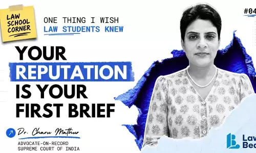 One Thing I Wish Law Students Knew: Your Reputation Is Your First Brief