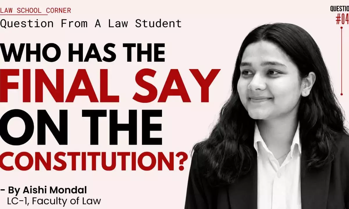 Question From A Law Student: Has The Basic Structure Doctrine Made The Judiciary The Final Author Of The Constitution? Question From A Law Student: Has The Basic Structure Doctrine Made The Judiciary The Final Author Of The Constitution?