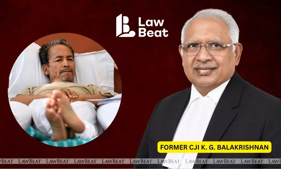 Former CJI K.G. Balakrishnan Backs Wangchuks Hospitalisation, Says His Life Must Be Saved