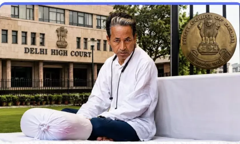 Climate activist Sonam Wangchuk during his hunger strike as the Delhi High Court refuses to interfere with his continued treatment at Safdarjung Hospital.
