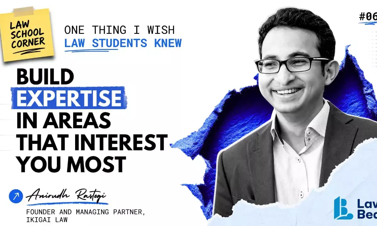 Career advice for law students, young lawyers.