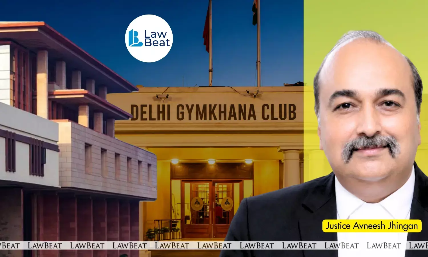 Delhi High Court hearing in the Delhi Gymkhana Club matter before Justice Avneesh Jhingan.