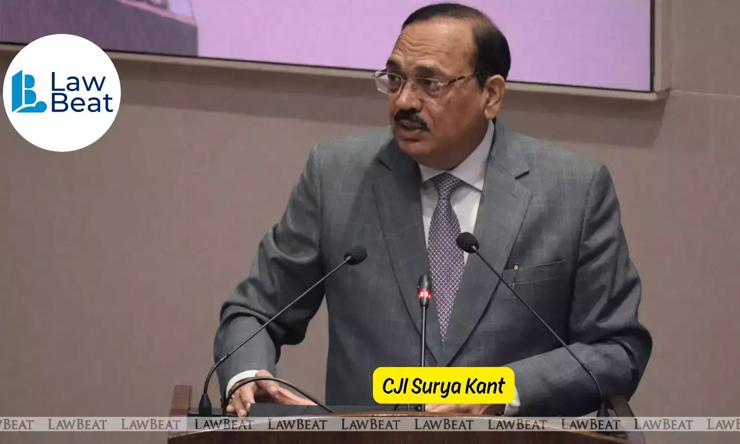 CJI Surya Kant Mutes Virtual Link Audio During Morning Case Mentioning