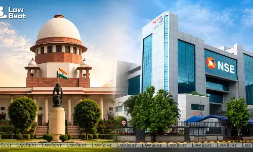 Supreme Court stays Delhi High Court ruling declaring NSE a public authority under the RTI Act. Supreme Court stays Delhi High Court ruling declaring NSE a public authority under the RTI Act.