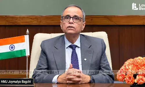 Supreme Court Justice Joymalya Bagchi speaking on judicial independence, social media, misinformation and the impact of Big Tech algorithms on the justice system.