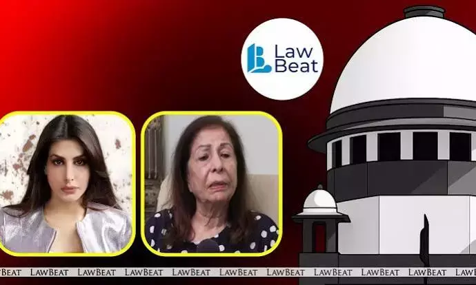Supreme Court hearing the Sunjay Kapur family trust dispute involving Rani Kapur and Priya Kapur, with former CJI DY Chandrachud serving as mediator.