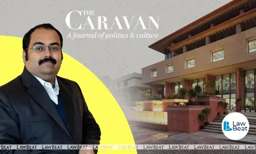 Delhi High Court Justice Subramonium Prasad hears Nikhil Gadkaris defamation plea against The Caravan over article titled Nagpurs Beef