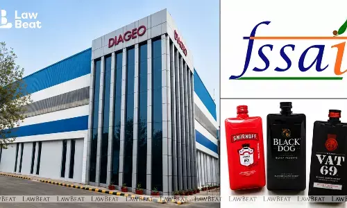 FSSAI officials seized liquor bottles from a Diageo United Spirits facility in Bengaluru over alleged violations concerning mandatory recycled PET markings.