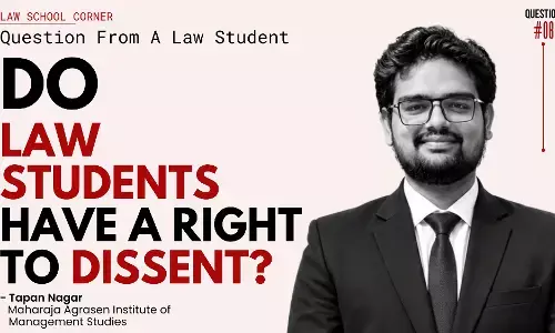 Question From A Law Student: Can Law Students Afford To Dissent If It Could Cost Them Their Enrolment?