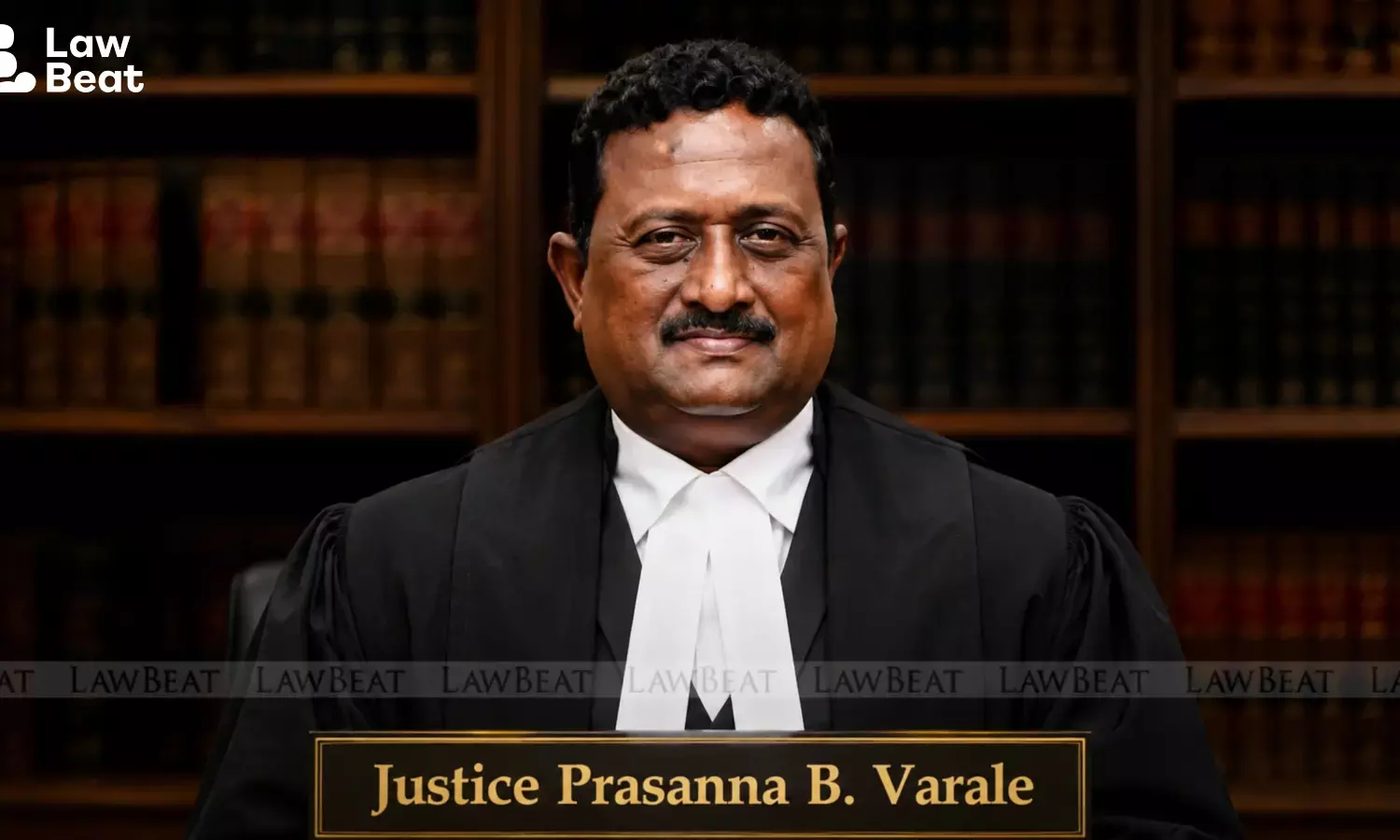 Supreme Court judge Justice Prasanna B Varale speaking at an event in Dhule, Maharashtra, on education funding and Marathi-medium school closures.