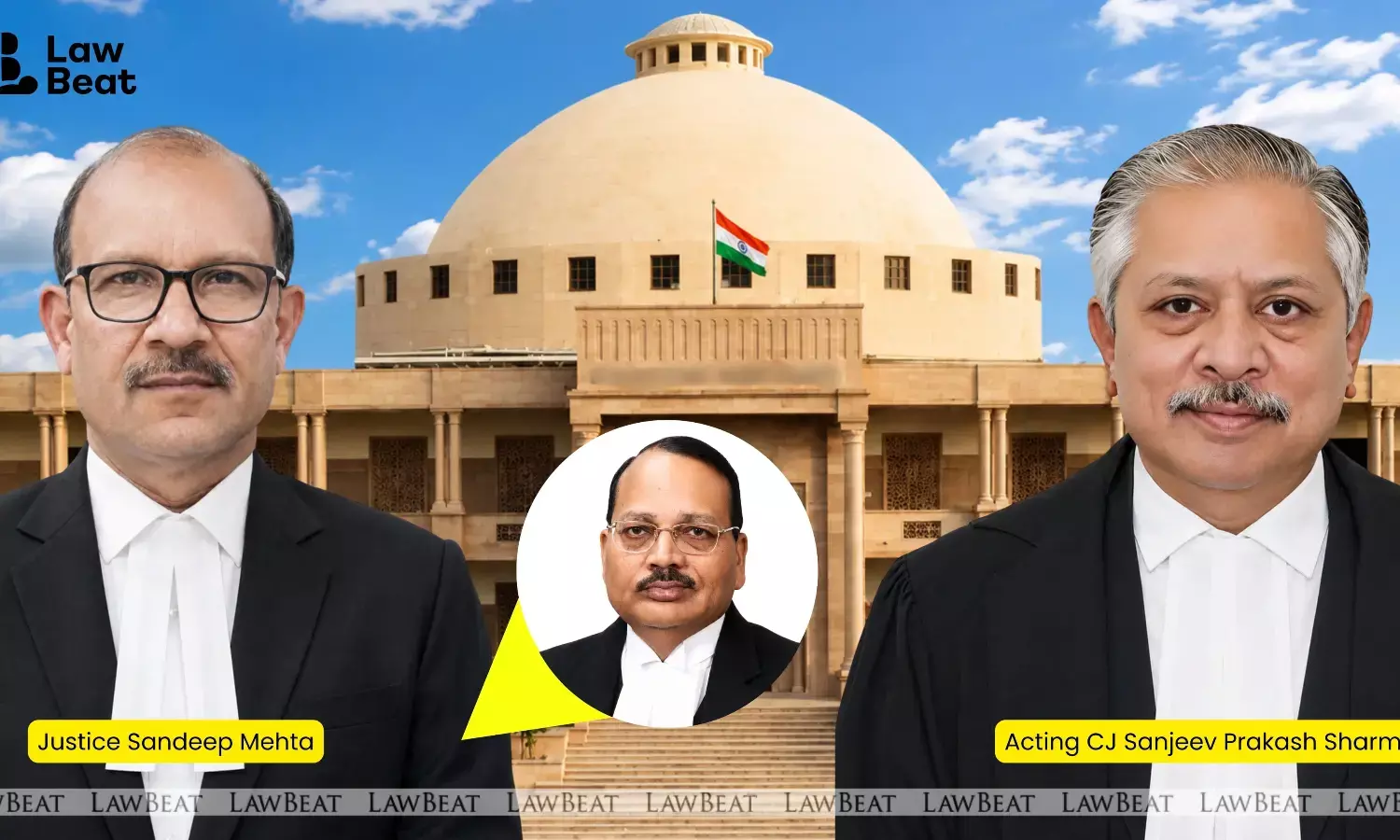 Supreme Court Justice Sandeep Mehta and Rajasthan High Court Acting Chief Justice Sanjeev Prakash Sharma amid allegations over judicial administration and case listings