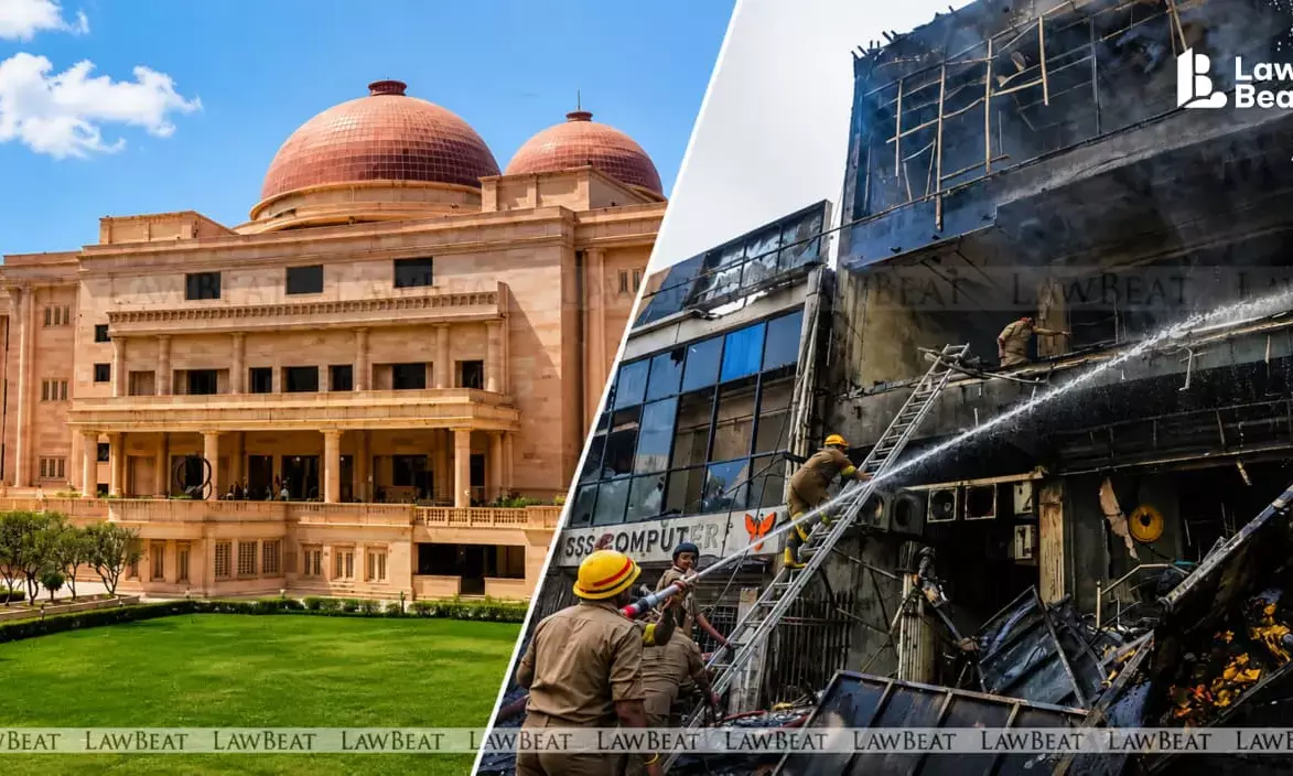 Demolished Aliganj building at the centre of a challenge to the LDA demolition order after a fire killed 15 people Demolished Aliganj building at the centre of a challenge to the LDA demolition order after a fire killed 15 people