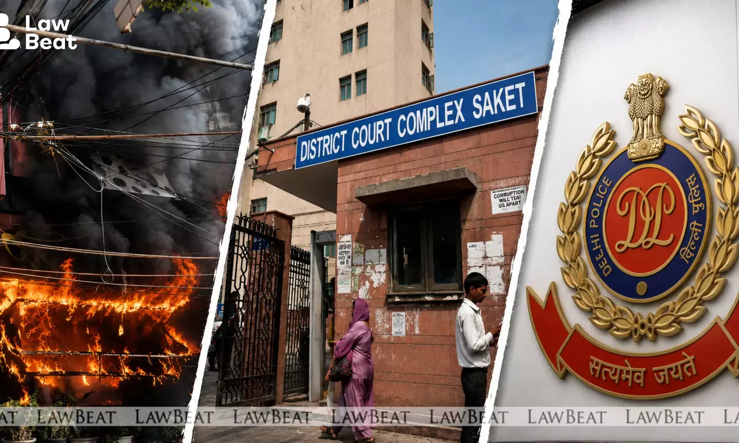 Delhi Police chargesheet against three accused in the Malviya Nagar Flourish Hotel fire case that claimed 22 lives. Delhi Police chargesheet against three accused in the Malviya Nagar Flourish Hotel fire case that claimed 22 lives.