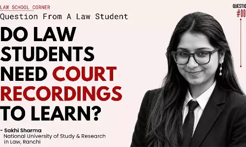Question From A Law Student: Does Banning Court Recordings Come At The Cost Of Experiential Legal Education?