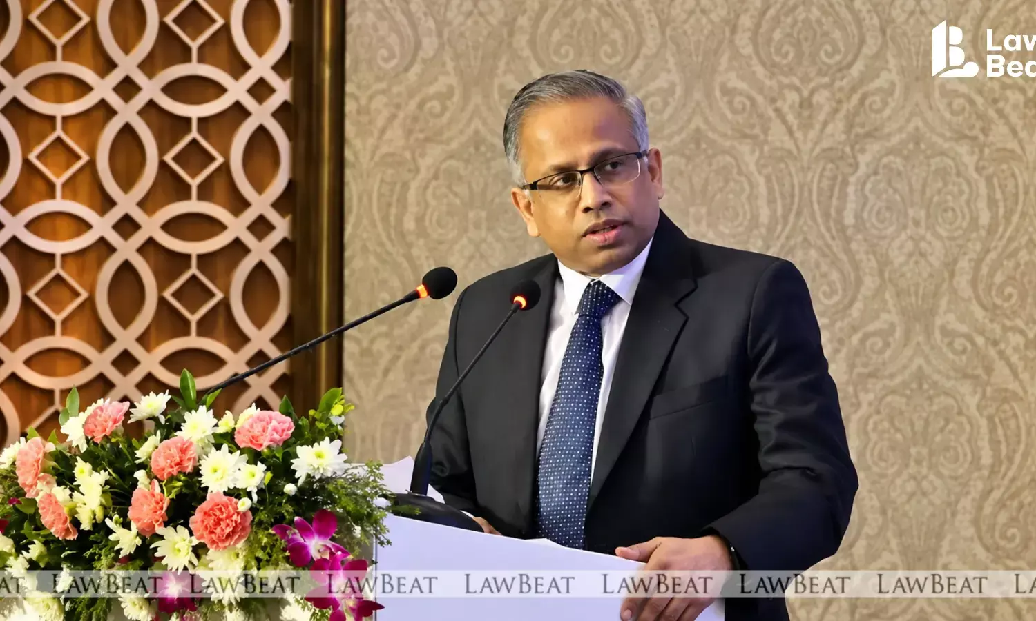 Supreme Court Justice KV Viswanathan speaking at the GHAC Arbitration Week 2026 opening ceremony organised by the Gujarat High Court Arbitration Centre. Supreme Court Justice KV Viswanathan speaking at the GHAC Arbitration Week 2026 opening ceremony organised by the Gujarat High Court Arbitration Centre.