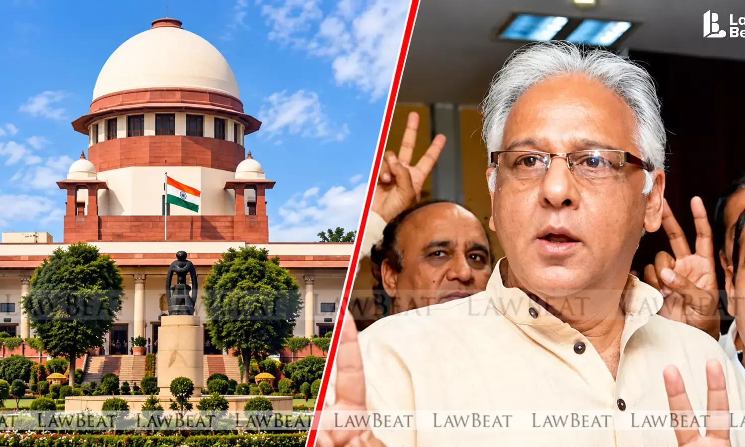 Supreme Court of India building, representing former Delhi Mayor Farhad Suris writ petition against an alleged unauthorised UP Police raid at his residence
