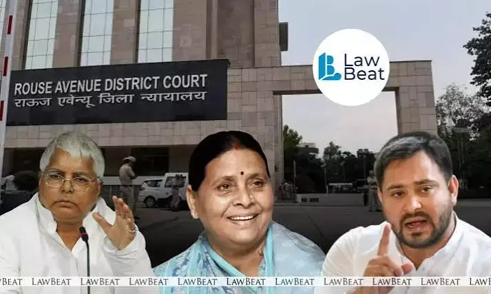 Lalu Prasad Yadav, Rabri Devi and Tejashwi Yadav in connection with the IRCTC hotels money laundering case Lalu Prasad Yadav, Rabri Devi and Tejashwi Yadav in connection with the IRCTC hotels money laundering case