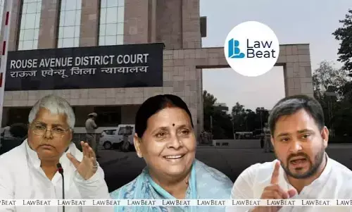 Lalu Prasad Yadav, Rabri Devi and Tejashwi Yadav in connection with the IRCTC hotels money laundering case Lalu Prasad Yadav, Rabri Devi and Tejashwi Yadav in connection with the IRCTC hotels money laundering case