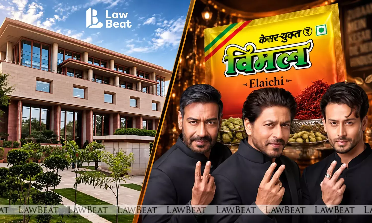 Delhi High Court building, where the court dismissed P.B. Agro LLPs writ petition challenging FDA Mumbais show cause notice over VIMAL Elaichis advertising campaign Delhi High Court building, where the court dismissed P.B. Agro LLPs writ petition challenging FDA Mumbais show cause notice over VIMAL Elaichis advertising campaign