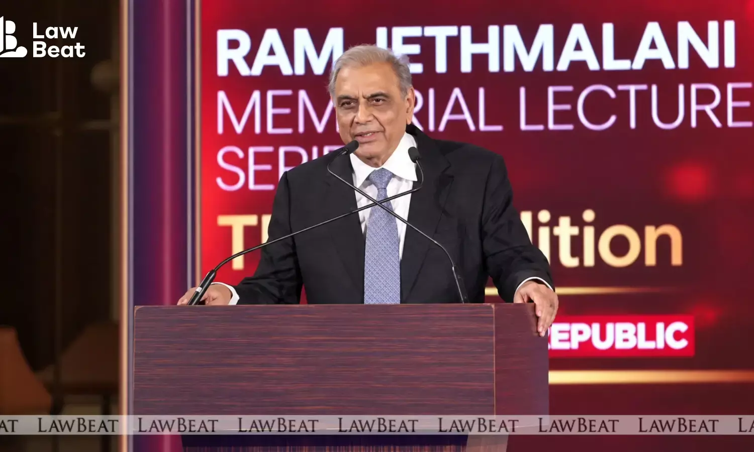 Senior Advocate Mahesh Jethmalani speaking at the Ram Jethmalani Memorial Lecture 2026 on judicial transparency and public trust Senior Advocate Mahesh Jethmalani speaking at the Ram Jethmalani Memorial Lecture 2026 on judicial transparency and public trust