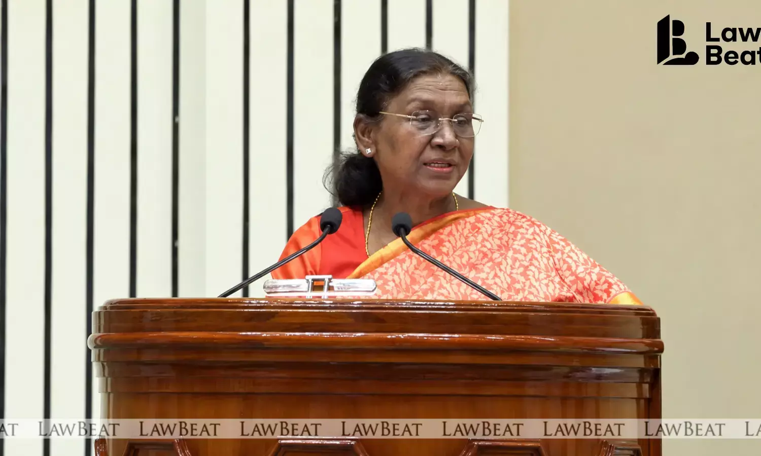 President Droupadi Murmu addressing the valedictory session of NGT international conference on environment and climate dynamics in New Delhi