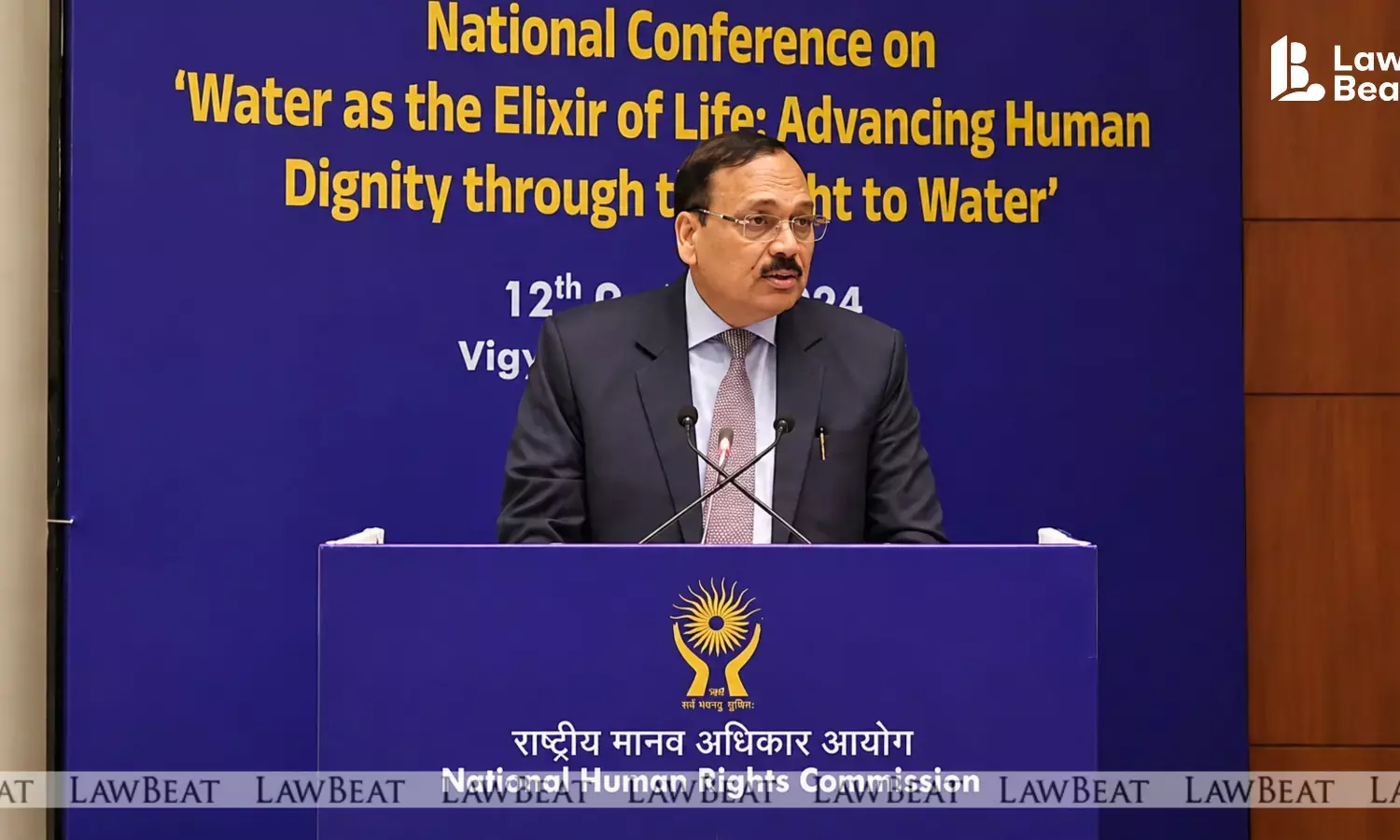 CJI Surya Kant speaking on the roles of courts and Human Rights Commissions at the NHRC Foundation Day 2026 event. CJI Surya Kant speaking on the roles of courts and Human Rights Commissions at the NHRC Foundation Day 2026 event.