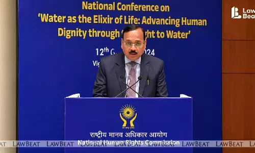 CJI Surya Kant speaking on the roles of courts and Human Rights Commissions at the NHRC Foundation Day 2026 event.