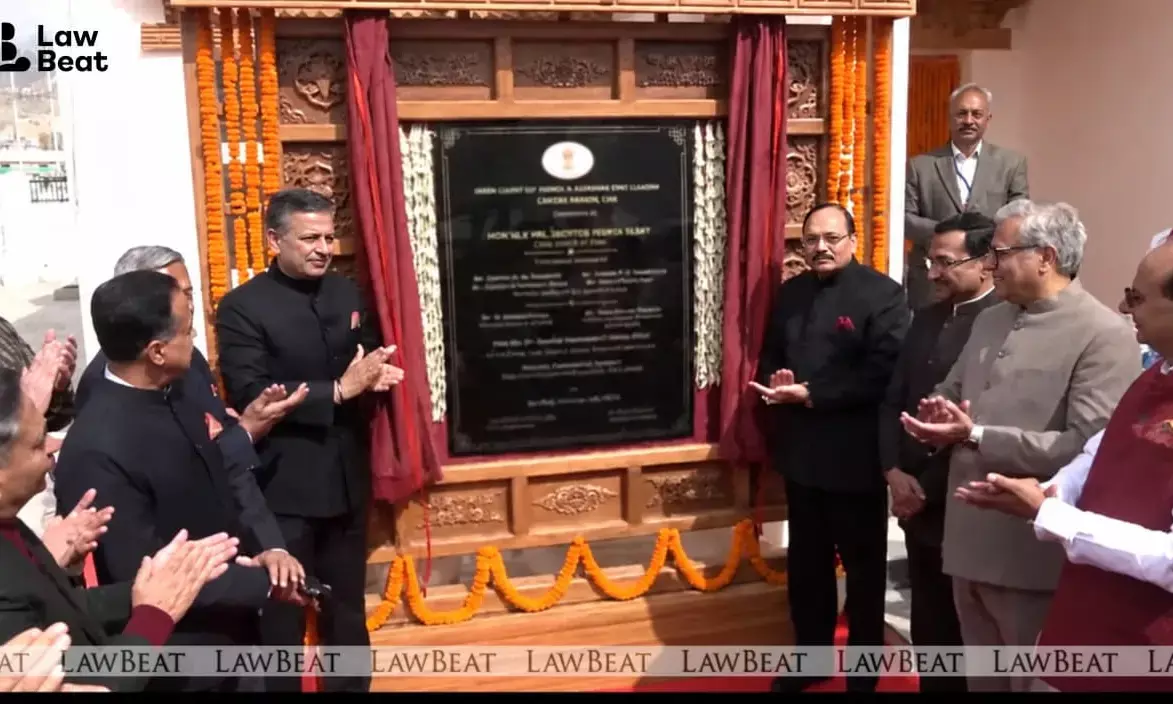 CJI Kant today inaugurated new high court bench at Leh, Ladakh.