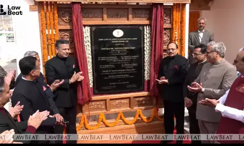 CJI Kant today inaugurated new high court bench at Leh, Ladakh.
