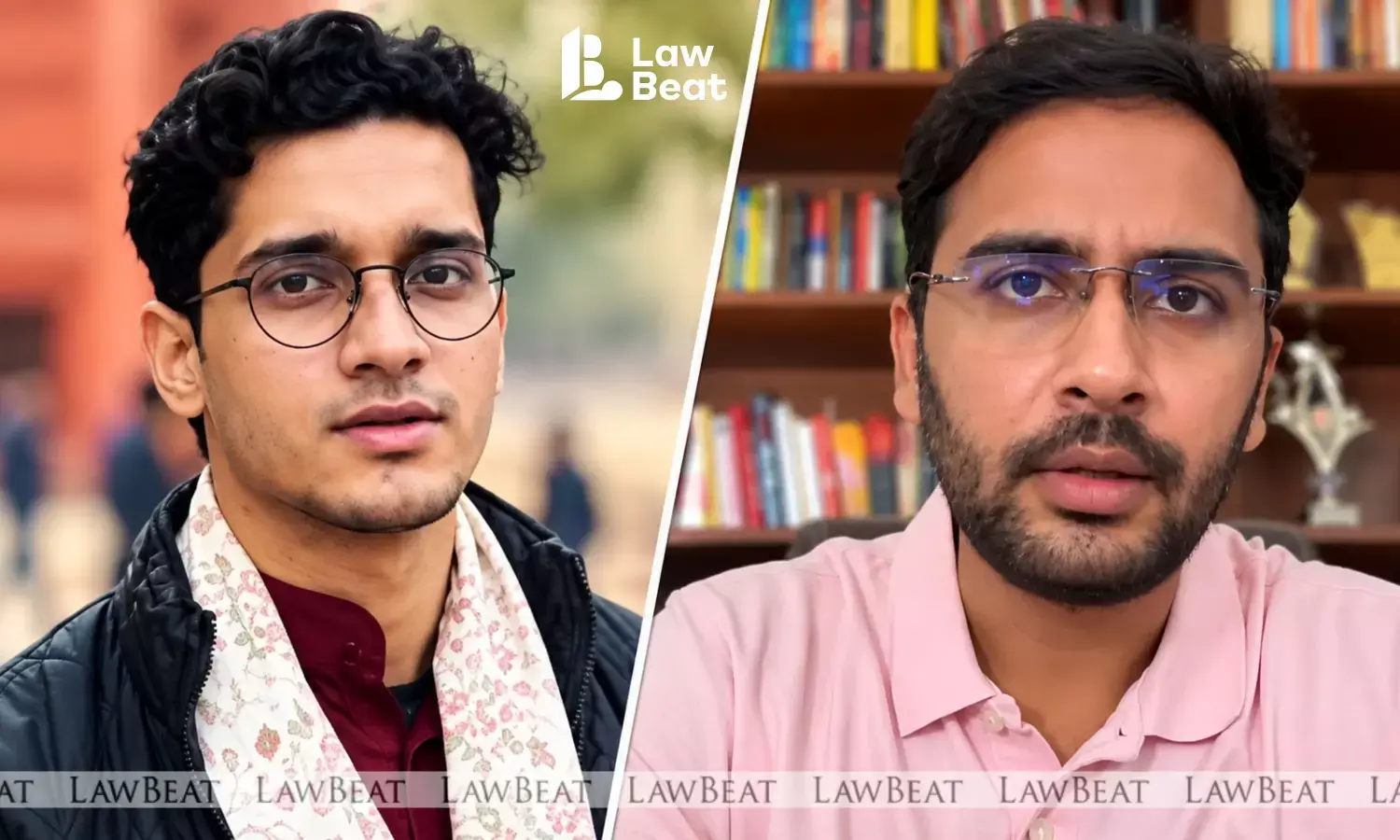 Cockroach Janta Party leaders Saurav Das and Ashutosh Ranka, who were released from judicial custody by a Special Executive Magistrate in Delhi in the Jantar Mantar peace bond breach case.