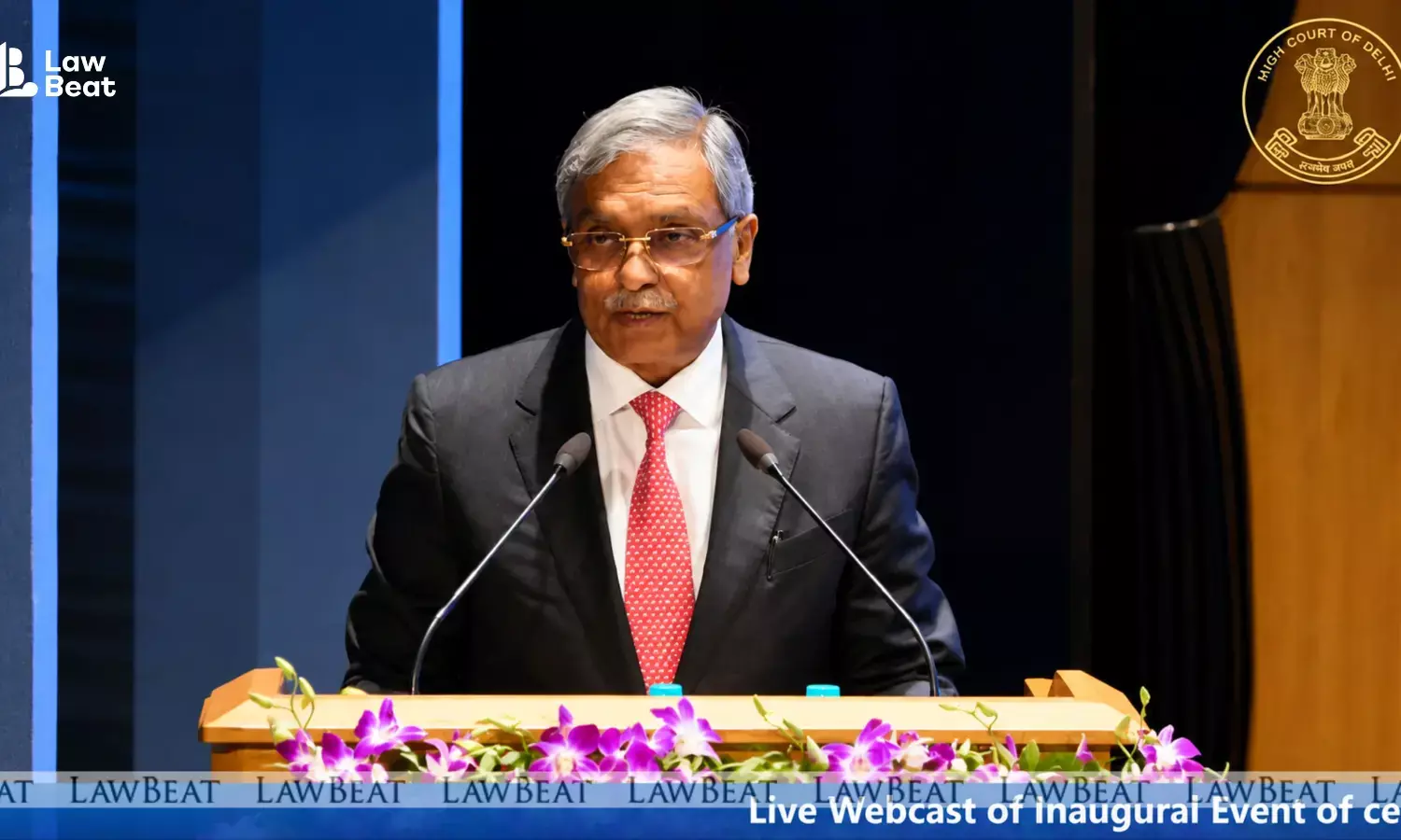 Justice Vikram Nath of the Supreme Court speaking at the inaugural event of the Delhi High Courts sixty-year diamond jubilee celebrations. Justice Vikram Nath of the Supreme Court speaking at the inaugural event of the Delhi High Courts sixty-year diamond jubilee celebrations.